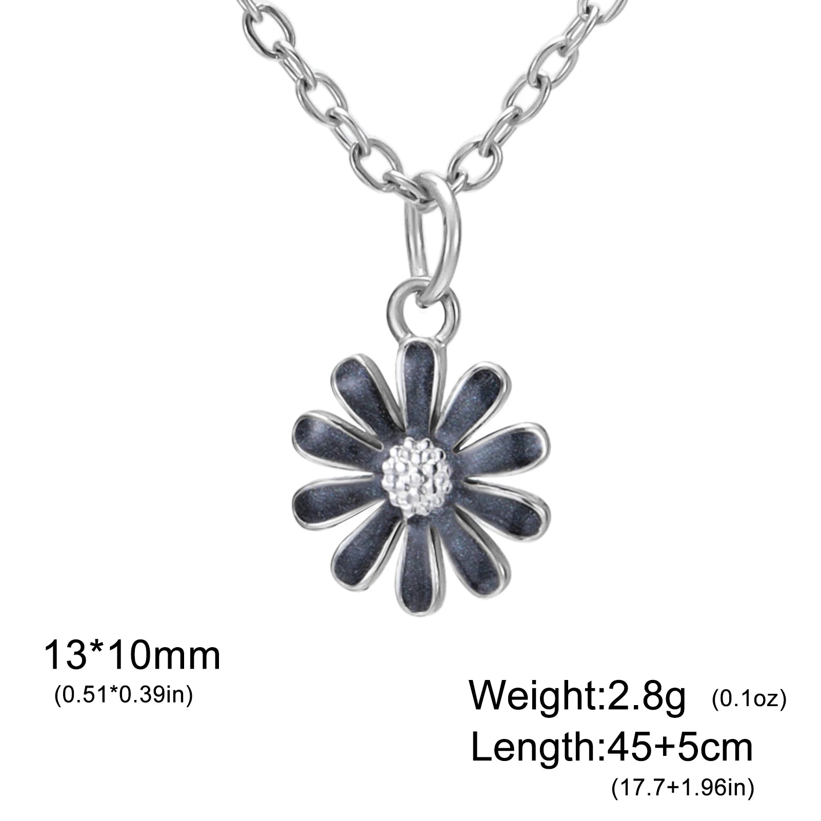 Cazador Mini Flower Necklace – Gold Stainless Steel Jewelry