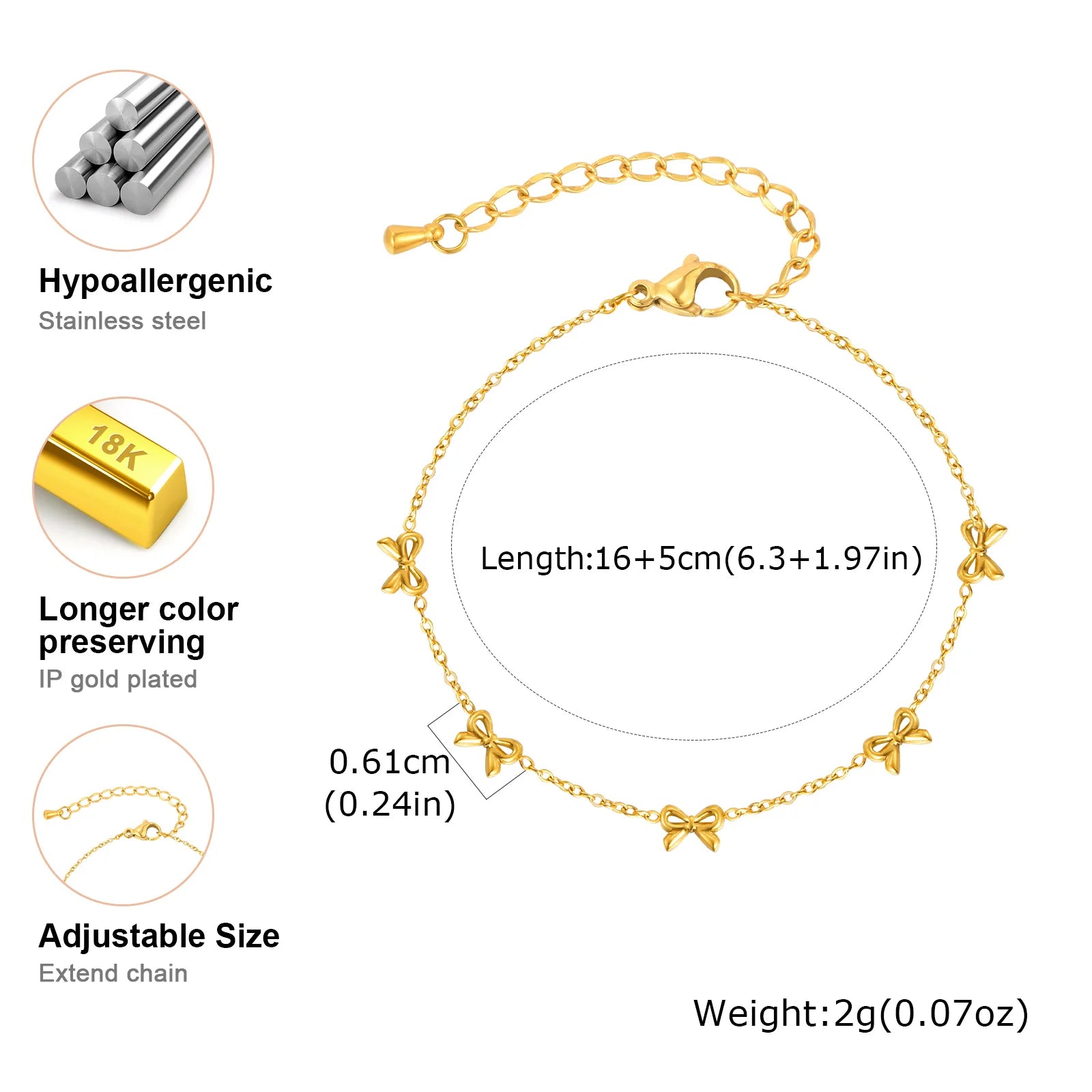 Elegant Charm Heart Bracelets Chain Beautiful Crystal Stone Drop Jewelry Silver Color Fashion For Women Wedding Lady Cute